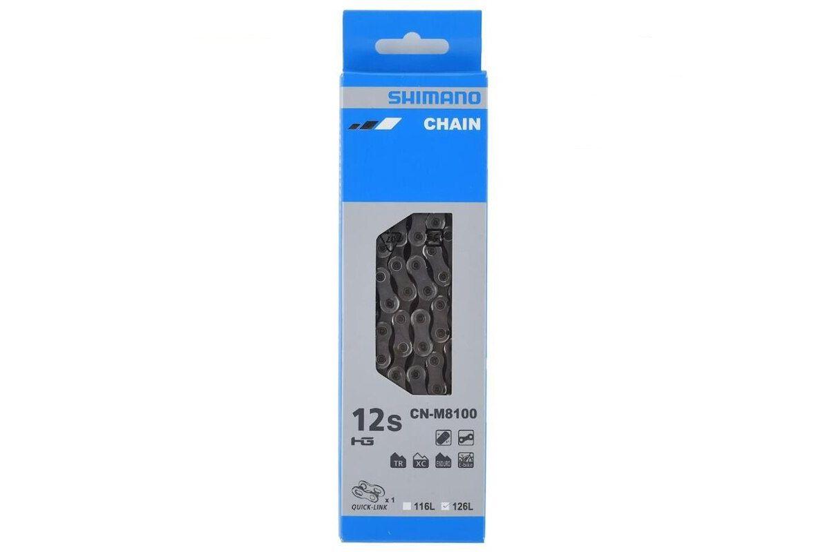 Chaine 12 vitesses CN-M8100 XT  E-BIKE RATED 126 maillons