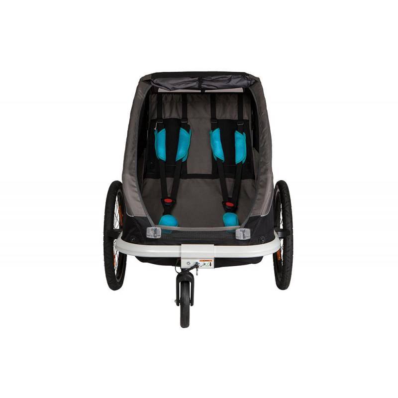Remorque 2 enfants TRAVELLER convertible poussette