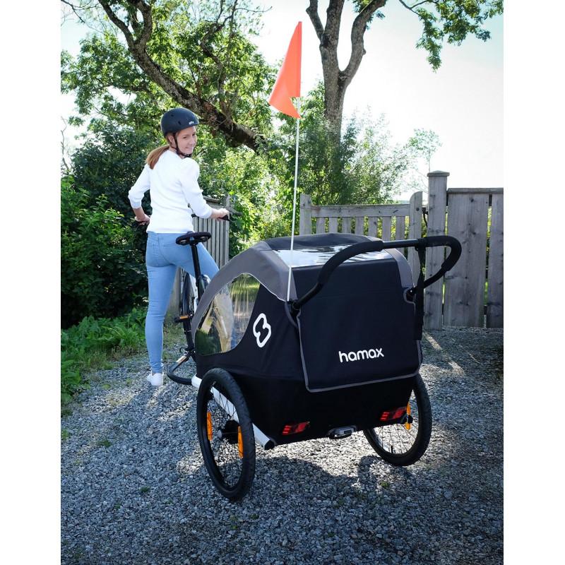 Remorque 2 enfants TRAVELLER convertible poussette
