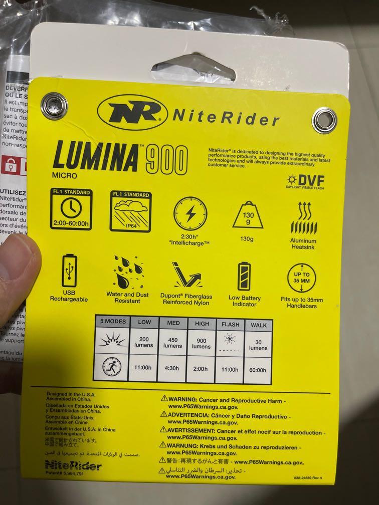 Éclairage AV LUMINA 900 NITERIDER