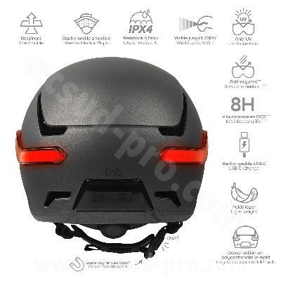 Casque LED clignotants URBAN MOOV