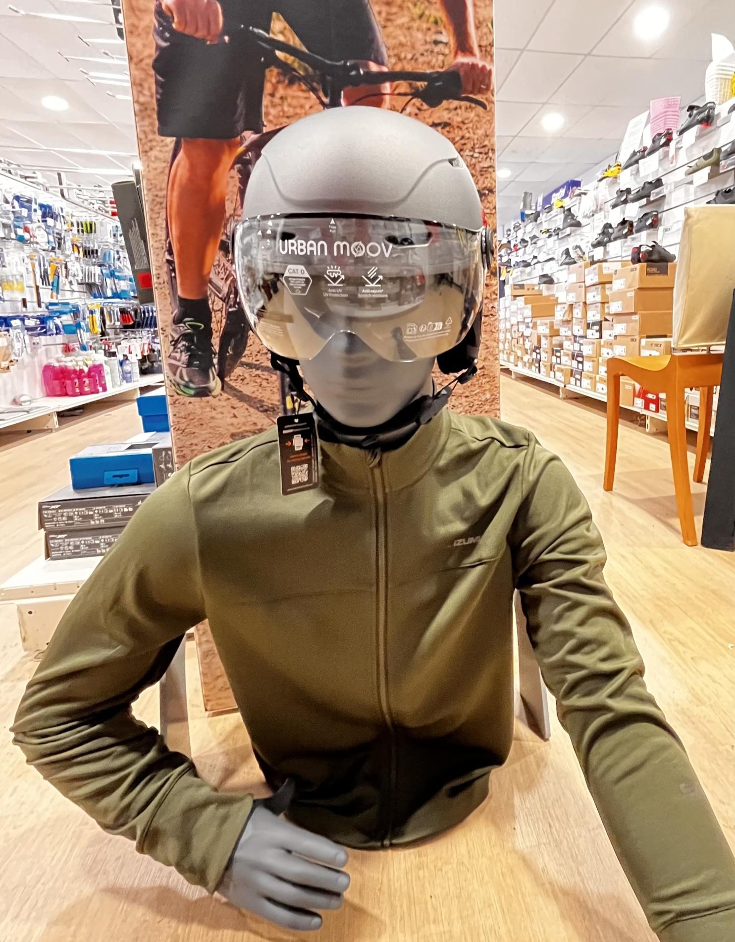 Casque LED clignotants URBAN MOOV